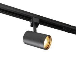 Kinder QAZQA Preisvorteil Auf Leuchtmittel|Smarte Glühbirnen*Modernes 1-Phasen-Schienensystem mit 14 Spots schwarz - Jeana