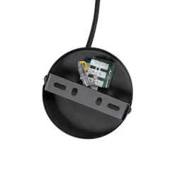 QAZQA Schlafzimmerlampen|Küchenlampen*Modernes 1-Phasen-Schienensystem mit 5 Spots schwarz - Jeana