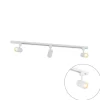 QAZQA Schlafzimmerlampen|Küchenlampen*Modernes 1-Phasen-Schienensystem mit 3 weißen Punkten - Jeana