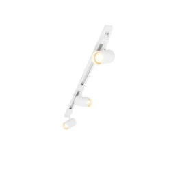 QAZQA Schlafzimmerlampen|Küchenlampen*Modernes 1-Phasen-Schienensystem mit 3 weißen Punkten - Jeana