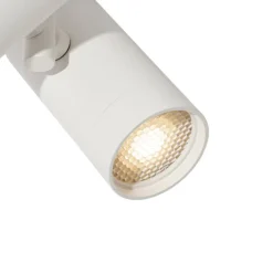 QAZQA Deckenstrahler|Aufbaustrahler*Modernes 1-phasiges Schienensystem weiß 2-Licht - Iconic Scopio