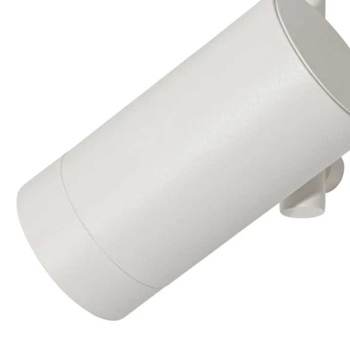 QAZQA Deckenstrahler|Aufbaustrahler*Modernes 1-phasiges Schienensystem weiß 2-Licht - Iconic Scopio