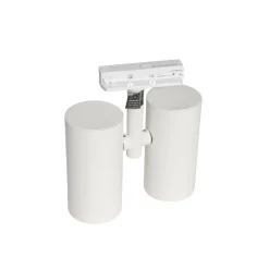 QAZQA Deckenstrahler|Aufbaustrahler*Modernes 1-phasiges Schienensystem weiß 2-Licht - Iconic Scopio