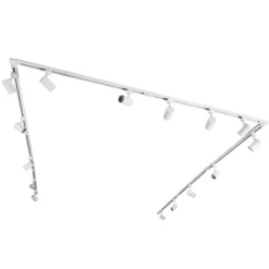 QAZQA Schlafzimmerlampen|Küchenlampen*Modernes 1-phasiges Schienensystem mit 15 Strahlern weiß - Iconic Jeana