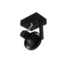 QAZQA Deckenstrahler|Aufbaustrahler*Modernes Punktschwarz - Master 70