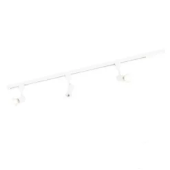 QAZQA Deckenstrahler|Aufbaustrahler*Modernes Schienensystem 3-flammig 1-Phase weiß - Jeany