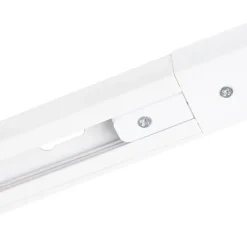 QAZQA Deckenstrahler|Aufbaustrahler*Modernes Schienensystem 3-flammig 1-Phase weiß - Jeany