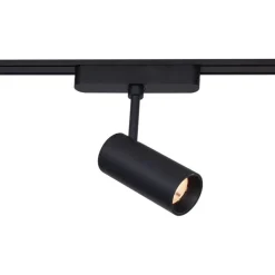 QAZQA Led-Strahler|Deckenstrahler*Modernes Schienensystem mit 8 schwarzen Strahlern 1-phasig 400 cm - Magnetic Gert