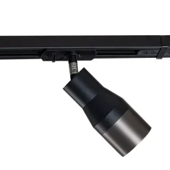 QAZQA Deckenstrahler|Aufbaustrahler*Modernes Schienensystem mit 5 Spots in Gunmetal - Iconic Kohua