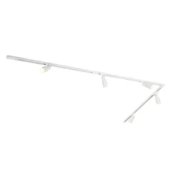 QAZQA Deckenstrahler|Aufbaustrahler*Modernes Schienensystem mit 5 Strahlern Weiß 1-phasig - Iconic Kohua