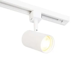 QAZQA Deckenstrahler|Aufbaustrahler*Modernes Schienensystem mit 6 weißen Strahlern 1-phasig 200cm - Iconic Jeana