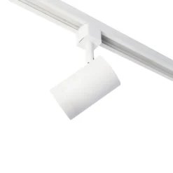 QAZQA Deckenstrahler|Aufbaustrahler*Modernes Schienensystem mit 6 weißen Strahlern 1-phasig 200cm - Iconic Jeana