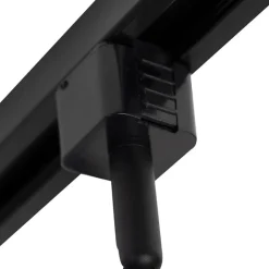 QAZQA Deckenstrahler|Aufbaustrahler*Modernes Schienensystem mit 5 Strahlern 1-phasig schwarz - Jeany