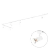 QAZQA Esszimmerlampen|Wohnzimmerlampen*Modernes Schienensystem mit 5 Strahlern 1-phasig weiß - Jeany