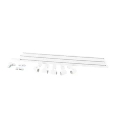 QAZQA Esszimmerlampen|Wohnzimmerlampen*Modernes Schienensystem mit 5 Strahlern 1-phasig weiß - Jeany