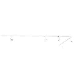 QAZQA Esszimmerlampen|Wohnzimmerlampen*Modernes Schienensystem mit 5 Strahlern 1-phasig weiß - Jeany
