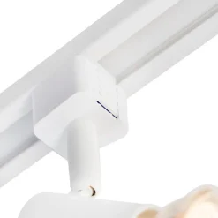 QAZQA Esszimmerlampen|Wohnzimmerlampen*Modernes Schienensystem mit 5 Strahlern 1-phasig weiß - Jeany