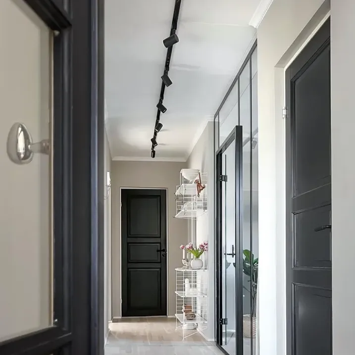 Kinder QAZQA Preisvorteil Auf Leuchtmittel|Smarte Glühbirnen*Modernes Schienensystem mit 5 Strahlern Schwarz 1-phasig - Iconic Jeana