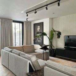 Kinder QAZQA Preisvorteil Auf Leuchtmittel|Smarte Glühbirnen*Modernes Schienensystem mit 5 Strahlern Schwarz 1-phasig - Iconic Jeana