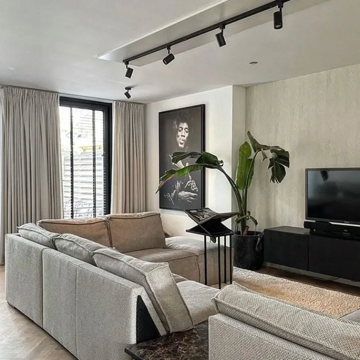 Kinder QAZQA Preisvorteil Auf Leuchtmittel|Smarte Glühbirnen*Modernes Schienensystem mit 5 Strahlern Schwarz 1-phasig - Iconic Jeana