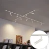 QAZQA Deckenstrahler|Aufbaustrahler*Modernes Schienensystem mit 10 Strahlern weiß 1-phasig - Slimline Uzzy