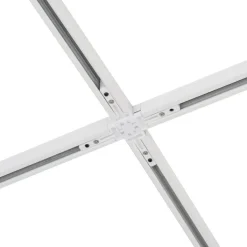 QAZQA Deckenstrahler|Aufbaustrahler*Modernes Schienensystem mit 10 Strahlern weiß 1-phasig - Slimline Uzzy