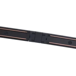 QAZQA Led-Strahler|Deckenstrahler*Modernes Schienensystem mit 4 schwarzen Strahlern 1-phasig - Magnetic Zagaye