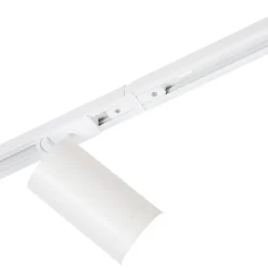 QAZQA Schlafzimmerlampen|Küchenlampen*Modernes Schienensystem mit 5 weißen Strahlern 1-phasig GU10 70mm - Iconic Jeana Luxe