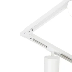 QAZQA Schlafzimmerlampen|Küchenlampen*Modernes Schienensystem mit 5 weißen Strahlern 1-phasig GU10 70mm - Iconic Jeana Luxe