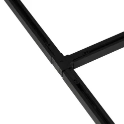 QAZQA Deckenstrahler|Aufbaustrahler*Modernes Schienensystem mit 10 schwarzen Strahlern 1-phasig - Slimline Uzzy