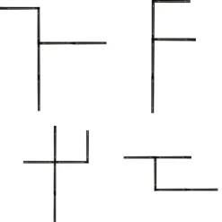 QAZQA Deckenstrahler|Aufbaustrahler*Modernes Schienensystem mit 5 Pendelleuchten Dunkelbronze 1-phasig - Iconic Lloyd