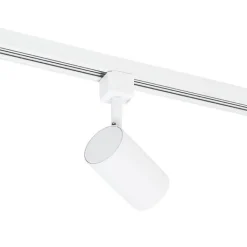 QAZQA Schlafzimmerlampen|Küchenlampen*Modernes Schienensystem mit 6 weißen Strahlern 1-phasig 300cm - Iconic Jeana