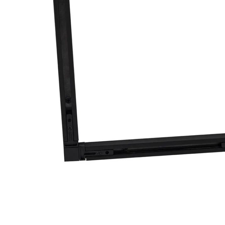 QAZQA Deckenstrahler|Aufbaustrahler*Modernes Schienensystem mit 6 Spots in Beige und Schwarz, 1-phasig - Slimline Uzzy