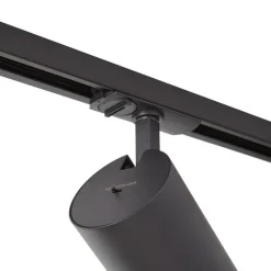 QAZQA Led-Strahler|Deckenstrahler*Modernes Schienensystem mit 5 Strahlern schwarz 1-phasig - Iconic Mark