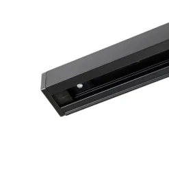 QAZQA Deckenstrahler|Aufbaustrahler*Modernes Schienensystem mit 4 Strahlern schwarz 1-phasig - Iconic Yade