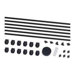 QAZQA Led-Strahler|Deckenstrahler*Modernes Schienensystem mit 12 schwarzen Strahlern 1-phasig - Magnetic Zagaye