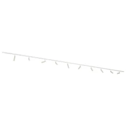 QAZQA Deckenstrahler|Aufbaustrahler*Modernes Schienensystem mit 10 Strahlern Beige und Weiß 1-phasig - Slimline Uzzy