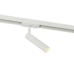 QAZQA Deckenstrahler|Aufbaustrahler*Modernes Schienensystem mit 5 Strahlern Weiß 1-phasig GU10 35mm - Iconic Jeana Luxe