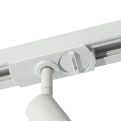 QAZQA Deckenstrahler|Aufbaustrahler*Modernes Schienensystem mit 5 Strahlern Weiß 1-phasig GU10 35mm - Iconic Jeana Luxe