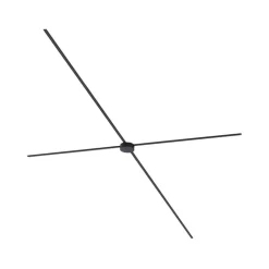 QAZQA Küchenlampen|Deckenstrahler*Modernes Schienensystem schwarz 1-phasig 600 cm mit runder Stromzufuhr - Magnetic