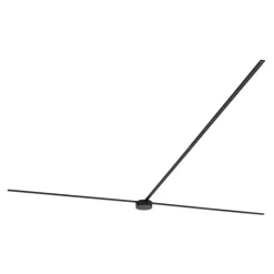 QAZQA Schlafzimmerlampen|Küchenlampen*Modernes Schienensystem schwarz 1-phasig 400 cm mit rundem Netzteil - Magnetic