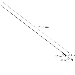 QAZQA Schlafzimmerlampen|Küchenlampen*Modernes Schienensystem schwarz 1-phasig 800 cm - Magnetic