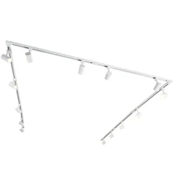 Kinder QAZQA Preisvorteil Auf Leuchtmittel|Smarte Glühbirnen*Modernes Schienensystem weiß mit 14 Spots 1-phasig - Jeana