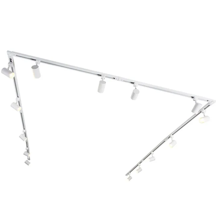 Kinder QAZQA Preisvorteil Auf Leuchtmittel|Smarte Glühbirnen*Modernes Schienensystem weiß mit 14 Spots 1-phasig - Jeana