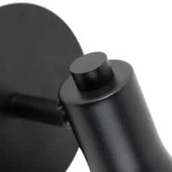 QAZQA Wandstrahler|Deckenstrahler*Modernes Spot Schwarz 1-flammig - Magno