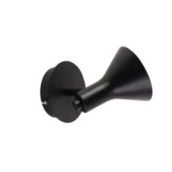 QAZQA Wandstrahler|Deckenstrahler*Modernes Spot Schwarz 1-flammig - Magno