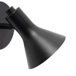 QAZQA Wandstrahler|Deckenstrahler*Modernes Spot Schwarz 1-flammig - Magno