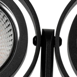 QAZQA Deckenstrahler|Aufbaustrahler*Modernes Spotschwarz 2-Licht - Master 70