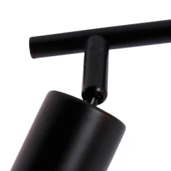 QAZQA Deckenstrahler|Aufbaustrahler*Modernes Spotschwarz 2-Licht verstellbar - Facil