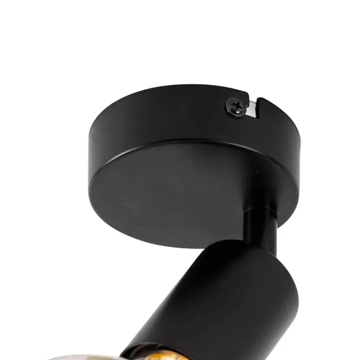 QAZQA Wandstrahler|Deckenstrahler*Modernes Spotschwarz verstellbar - Facil